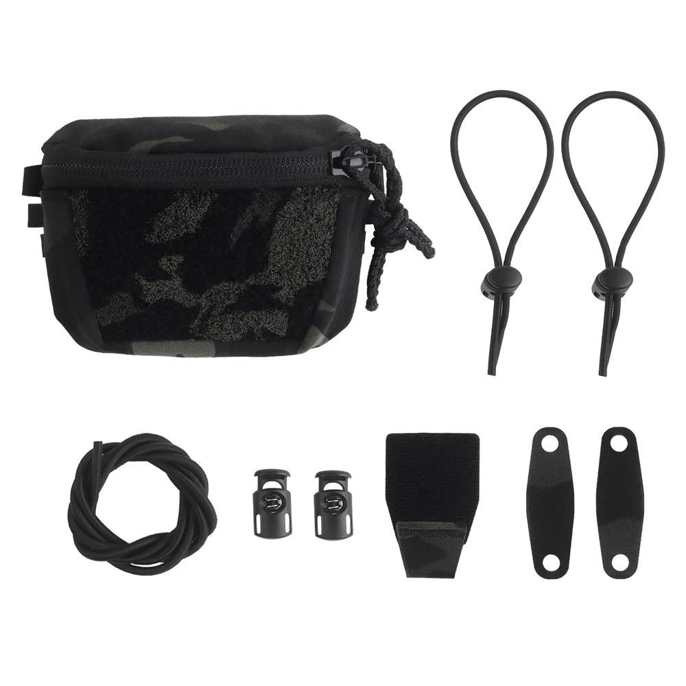 Tactical Helmet Rear Bag Brain Battery Pouch Hook&Loop NVG Battery Box Storage Pocket Hunting Gear Accessories SC Style