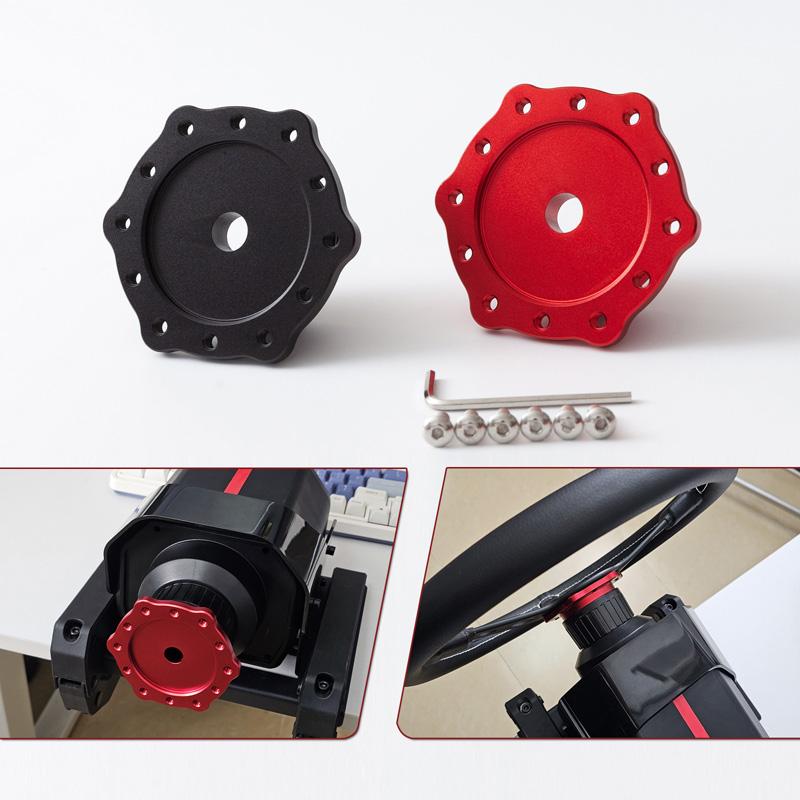 70/73mm Aluminum Alloy Adapter for Game Steering Wheel PXN V10 Laishida PXNV10pro Base Modification Connection Accessories MOD