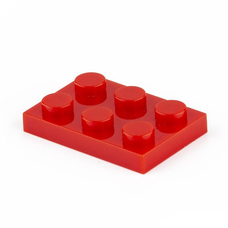 100 шт. Детали MOC 3021 Пластина 2x3 Совместимые Кирпичики DIY Сборка Строительные Блоки Частицы Детская Мозговая Игрушка Подарок