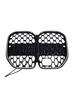Black Front Bumper Grille Grill Fit BMW 4 Series G22 G23 G82 2020-2025 W/ ACC