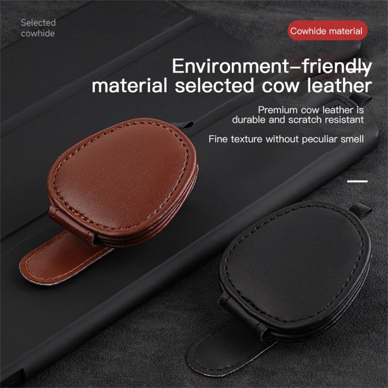 1~4 шт. автомобильный футляр для очков многофункциональный прочный магнитный притягивающий застежка искусственная кожа аксессуары для очков солнцезащитные очки клипса