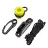 Downrigger Weight Retriever Kit with Snap Fair  Cleat Deep Sea Towing Weight for Both Salt and Freshwater Green