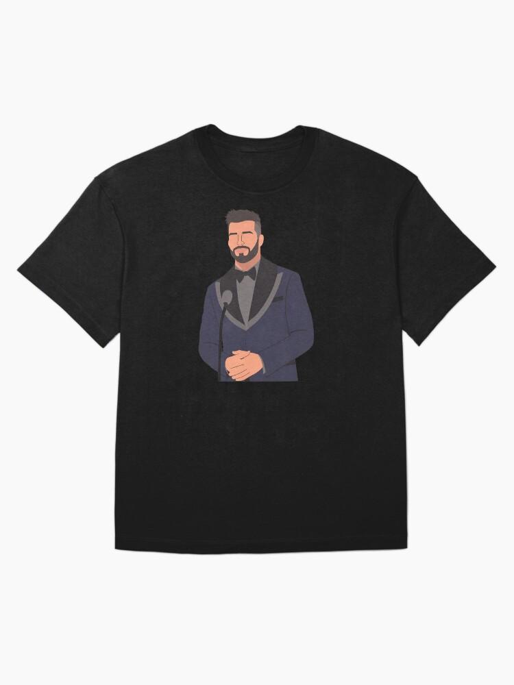 Ricky Martin Ricky Martin Illustration Oversized T-Shirt
