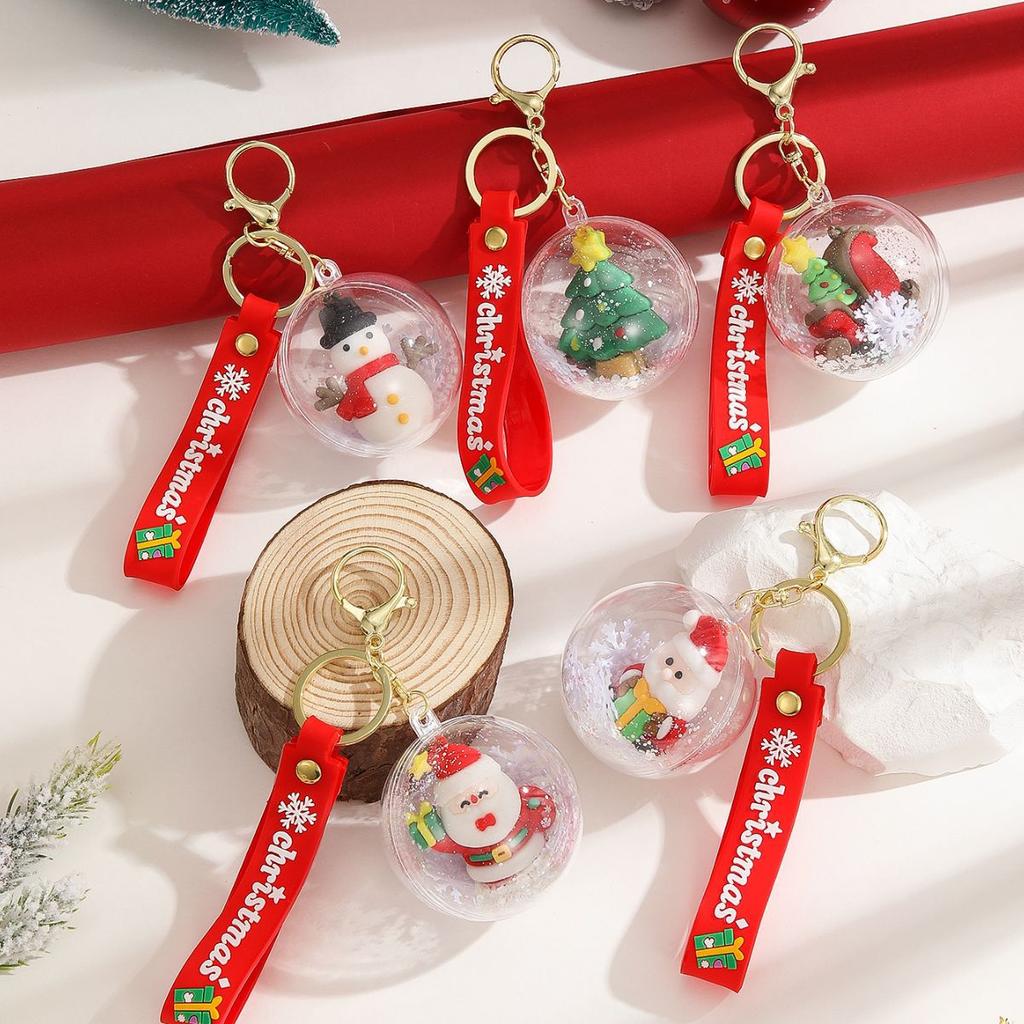 1 шт. Мультяшный шар Рождественский брелок Встряхни Музыкальный брелок Подвеска для автомобиля Украшение для подвешивания на школьную сумку Подарок