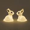 Gardening Luminous Bunnies Cute Miniature Figurines Microlandscape Mini Rabbit Ornaments