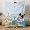 1 шт. Пляжное одеяло Микки Маус и Дональд Дак, Декор для дома Disney, Диван, Софа, Спальня, Гостиная, Путешествия, Кемпинг, Автомобиль, Подарок для улицы