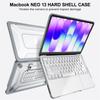 Прочный ударопрочный чехол для Apple MacBook Pro 13 A1706 A1989 A2159 M1/M2, устойчивый к падениям, с встроенной подставкой, крышка для теплоотвода Funda