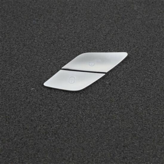 4x Silver ABS Car Inner Door Lock Switch Button Cover For Benz C E 2016- LB