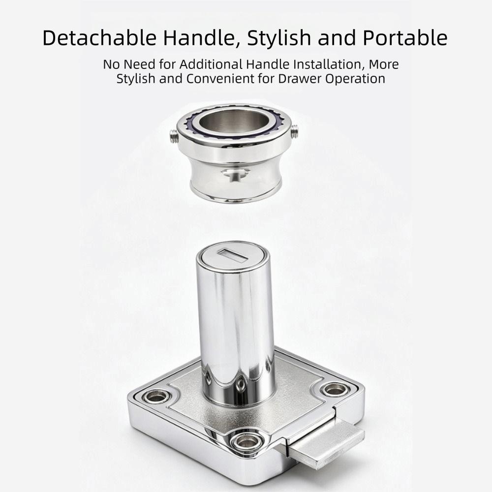 With Key Drawer Lock Zinc Alloy Desk Lock Solid Furniture Lock Office Use
