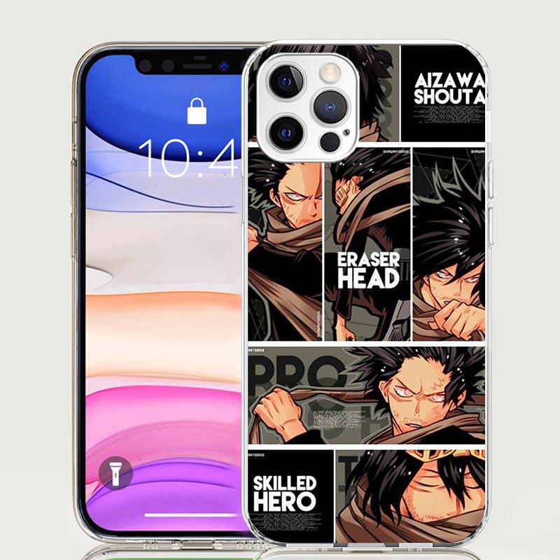 My Hero MHA Aizawa Shouta Phone Case For iPhone 18 17 Air 16 15 Plus 11 14 Pro Max 13 Mini 12 7 8 + SE Pattern Art Customized Cover