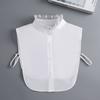 Lace Floral Stand Shirt Detachable Collar for Womens Fake Collar False Blouse Neckwear Vintage Lace Lapel Neck  Accessories