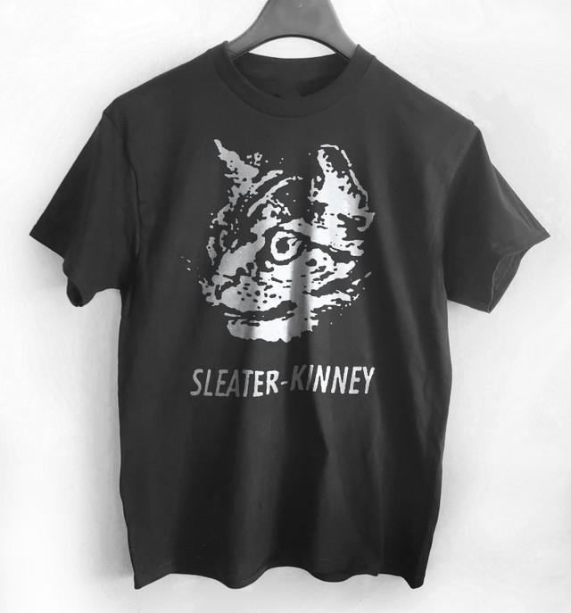 Футболка черная с АРТ-РАБОТОЙ группы Sleater-Kinney Унисекс Все размеры от S до 45XL 1F2008 Унисекс Футболка