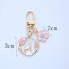 Cartoon Sakura Rabbit Keychain Cat Pendant Backpack Keyring Best Friend Charms C