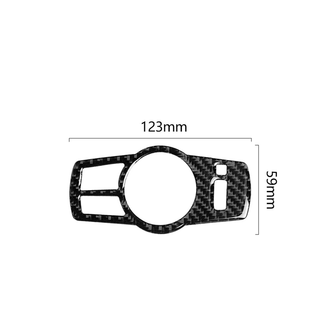 Replacement for BMW F10 F07 F01 F25 F26 Carbon Fiber Interior Headlight Shift Button Decorative Cover Car Styling
