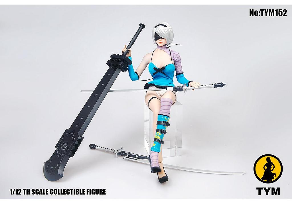 Отрицать:Фигурка солдата Automata 1/6 - Сексуальный набор Мисс 2B с головой и телом