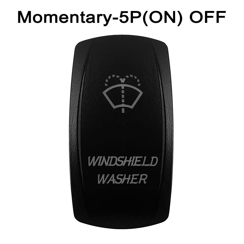 CUSTOM Dual RED Led Laser Etched Rocker Switch ON-OFF ON-OFF-ON (SPST DPDT) for ARB/Carling/NARVA 4x4 Caravan Accessories SUV