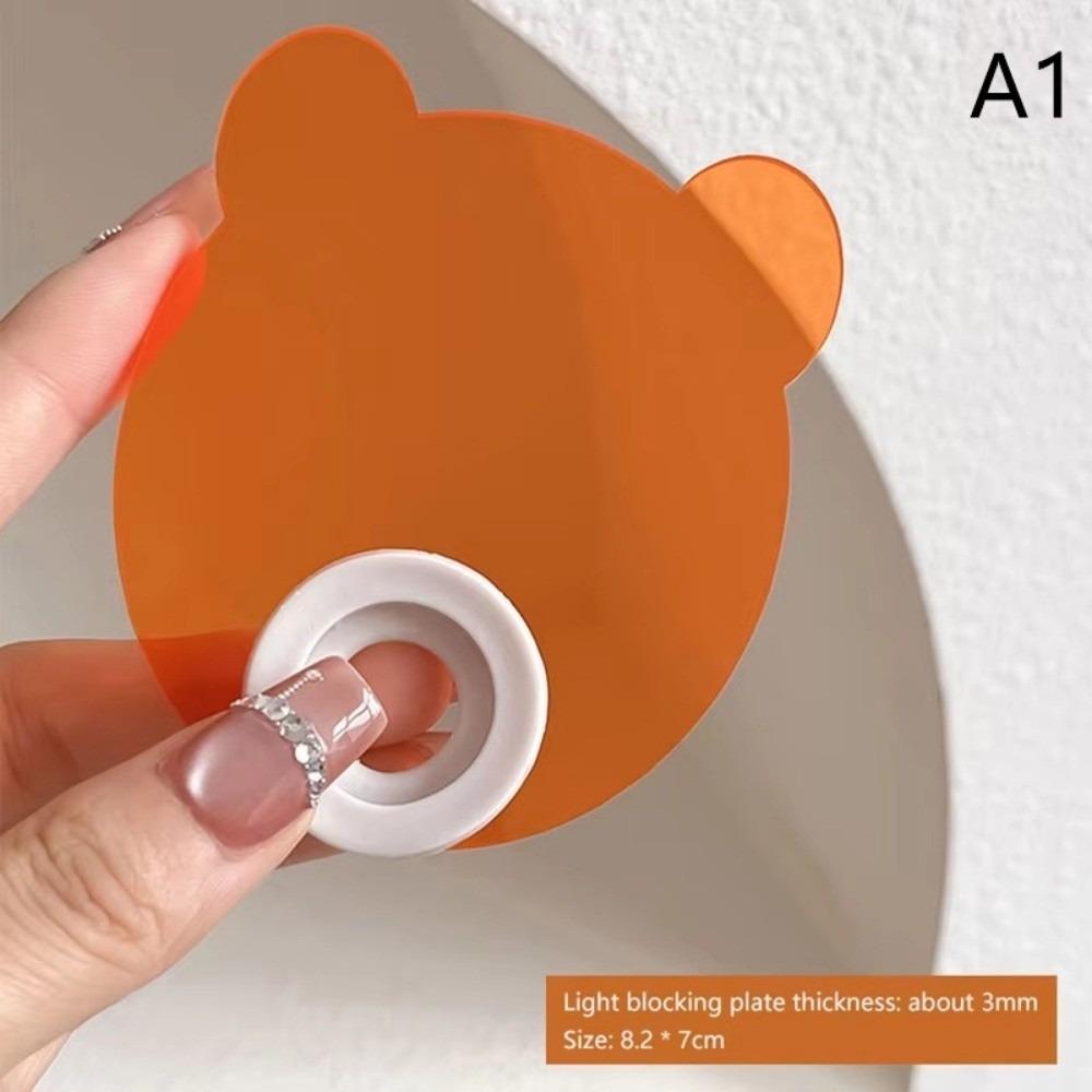 Acrylic Light-Blocking Baffle Anti-Blue-Light Straight-Shaped Nail Nail Blocking Plate Thicken Blocking Film
