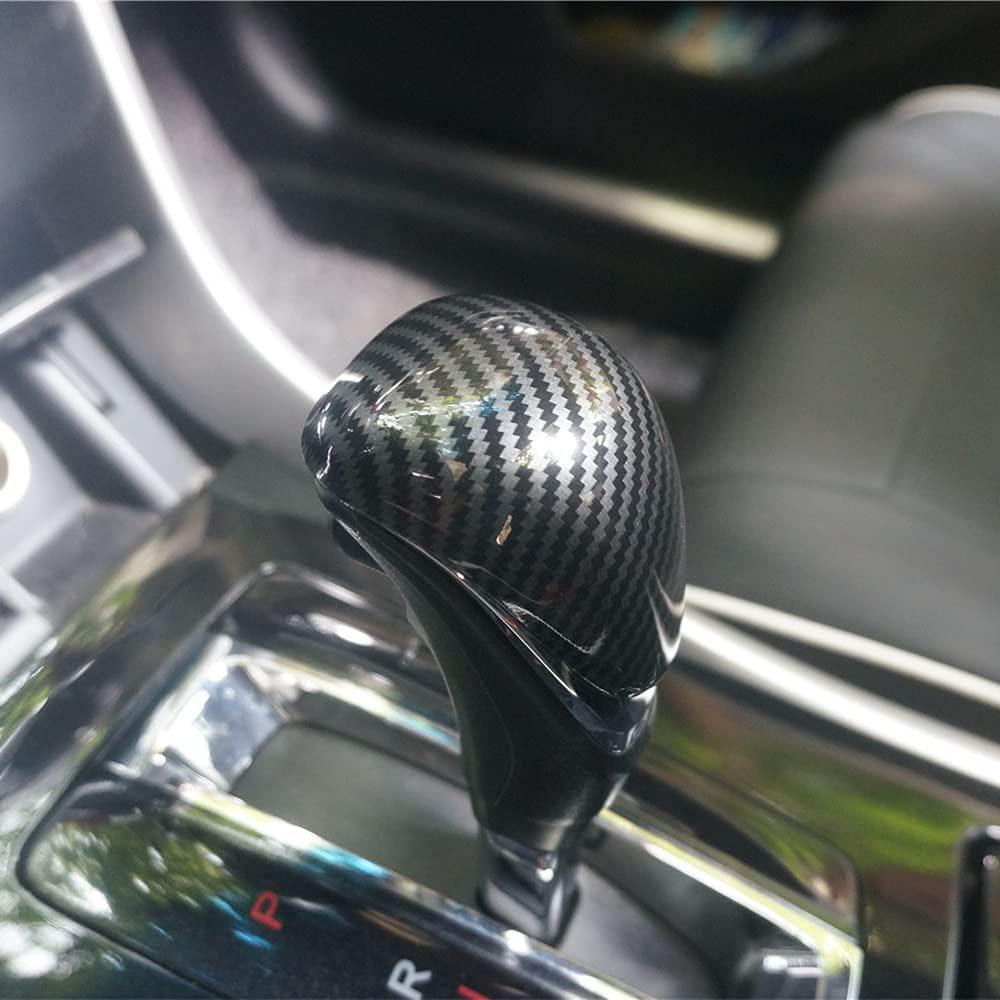 Carbon Fiber Style Gear Shift Knob Cover Fit For Honda Accord 2013-2017