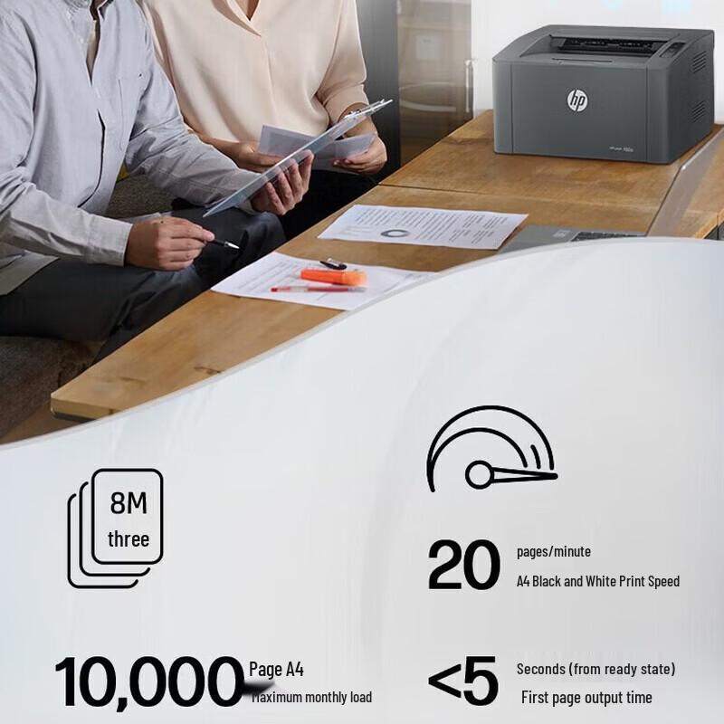 HP LaserJet MFP 115a Monochrome All-in-One Printer CN plug (adapter included)