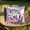 Kawaii SSimons Cat Cushion Cover Soft Reversible Durable Pillow Cover MultiScene Use for Home Car Daily Comfort