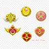 Sailor Moon All Brooches Sailor Tuxedo Mask Iron On Patches For Clothing Applique Stickers On Clothes Heat-Sensitive Custom Patch