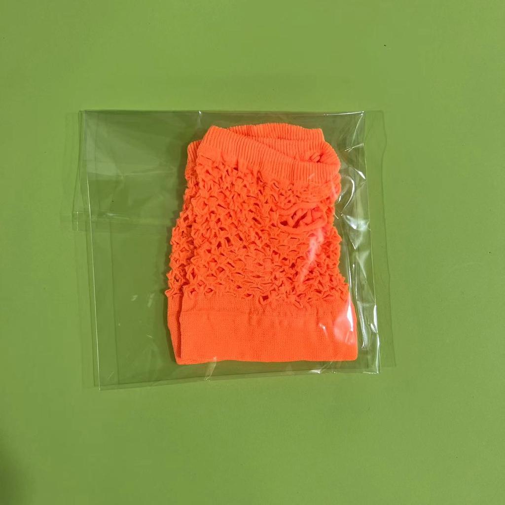 Короткие сетчатые перчатки для ночного клуба, многоцветные сексуальные эластичные перчатки, сетчатые перчатки в стиле панк, полые перчатки без пальцев