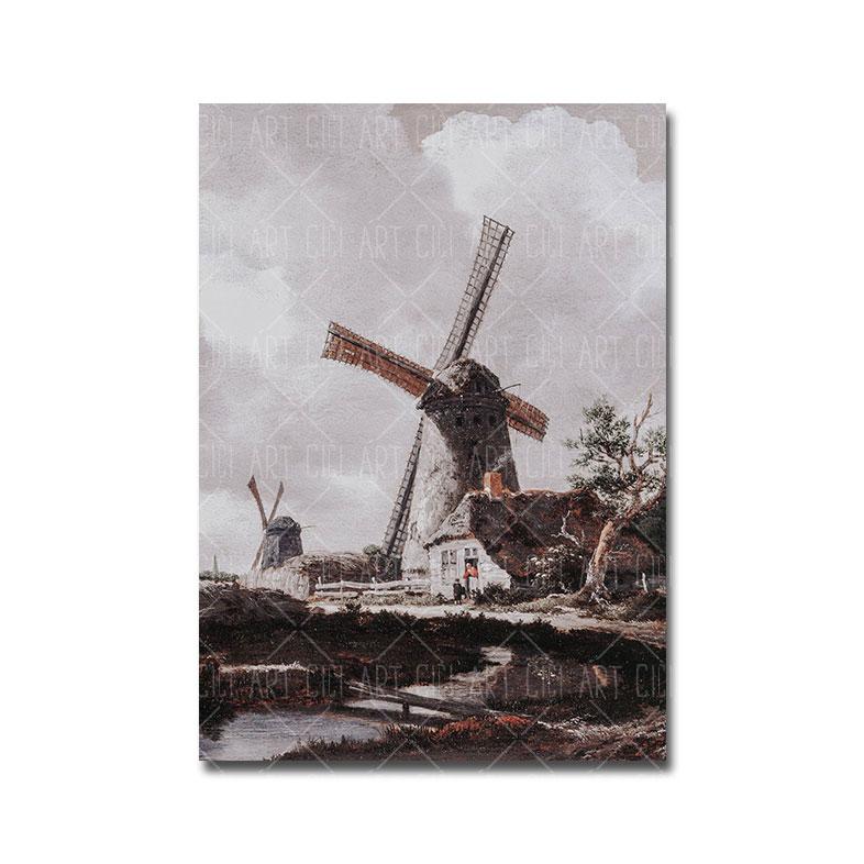 Винтажный французский постер в сельской местности, викторианский цветок, художественный принт, пейзаж, холст, картина маслом, настенная картина, гостиная, домашний декор