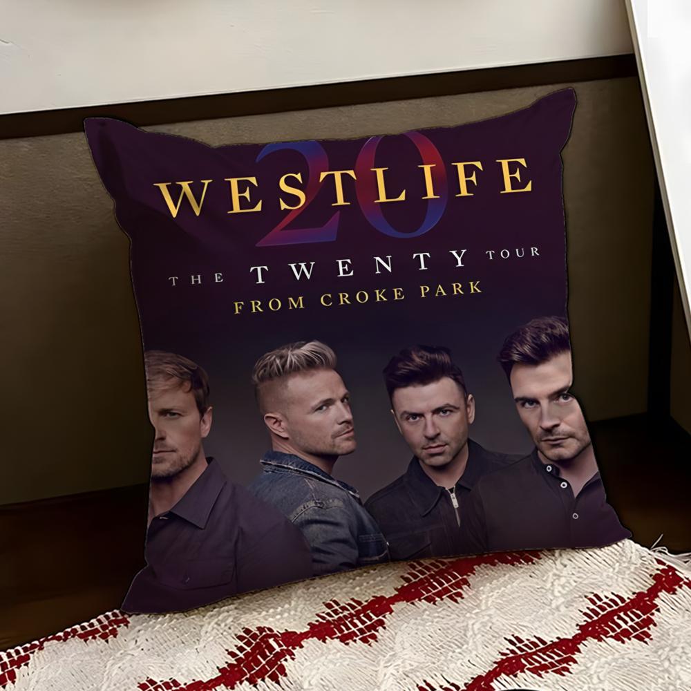 WWestlife The Twenty Tour Cushion Cover Reversible Soft Durable Pillow Cover Home Car MultiScene Use for Daily Comfort
