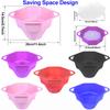 1шт силиконовая миска для попкорна в микроволновой печи, самодельная попкорница с крышкой, миска для попкорна, самодельные цветные кухонные принадлежности для выпечки большой емкости