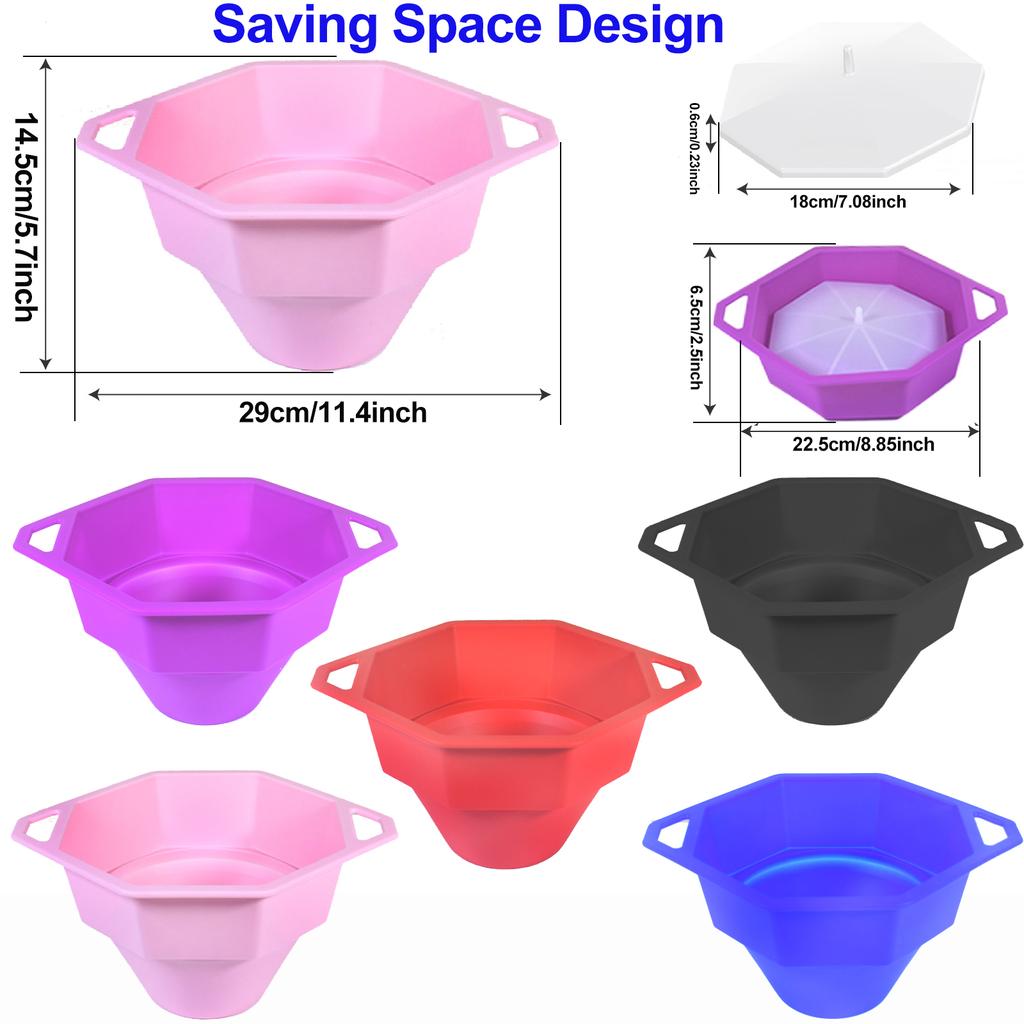 1шт силиконовая миска для попкорна в микроволновой печи, самодельная попкорница с крышкой, миска для попкорна, самодельные цветные кухонные принадлежности для выпечки большой емкости