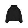 Essentials Nylon Filled Half Zip Hoodie Jet Black Men Tops 202SP244334F