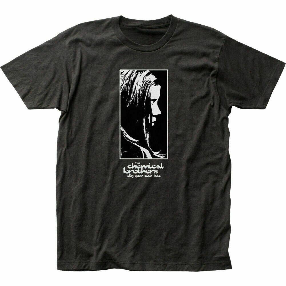Chemical Brothers Dig Your Own Hole T-shirt Mens Licensed Rock N Roll Band Black