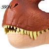 Movable Jaw Dino Costume Accessories Realistic Dinosaur Mask, Moving Mask for Human Head Adult Pet, Novelty Cosplay Halloween Theme Party Prank