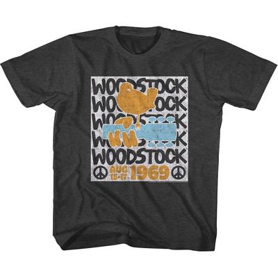 Детская футболка Woodstock с многослойным винтажным принтом дыма, музыкальная, топы, футболки, мужская, женская, унисекс