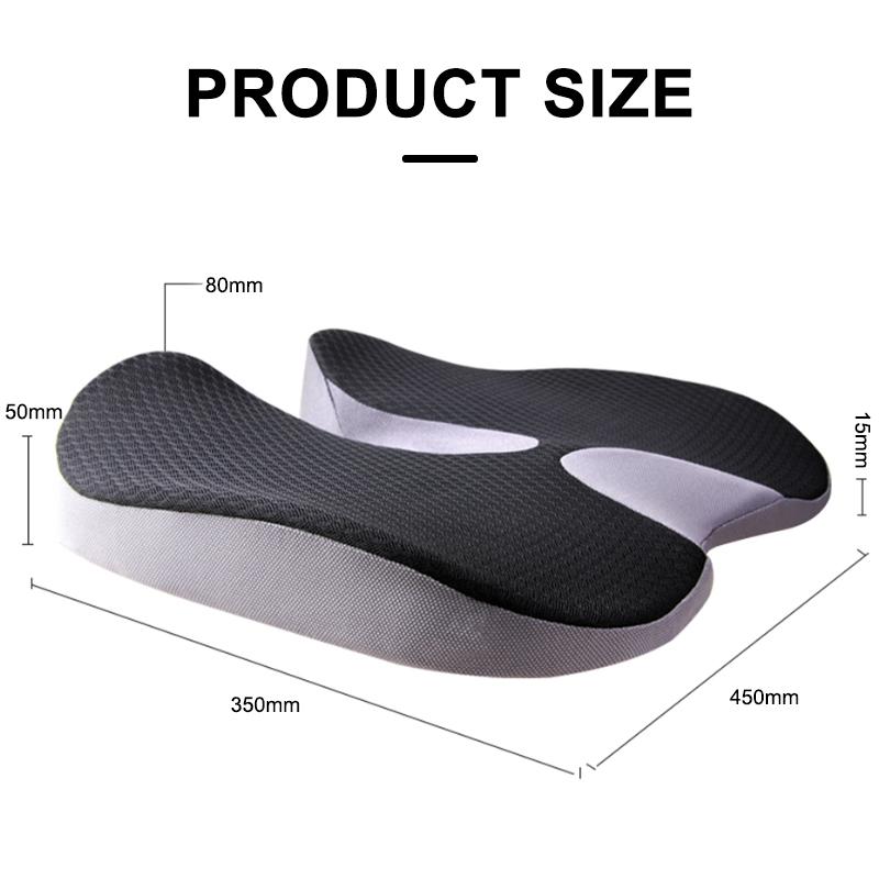 SEAMETAL Подушка на автомобильное сиденье из пены с эффектом памяти Облегчение боли Подушка для автокресла Идеально подходит для дома и офиса