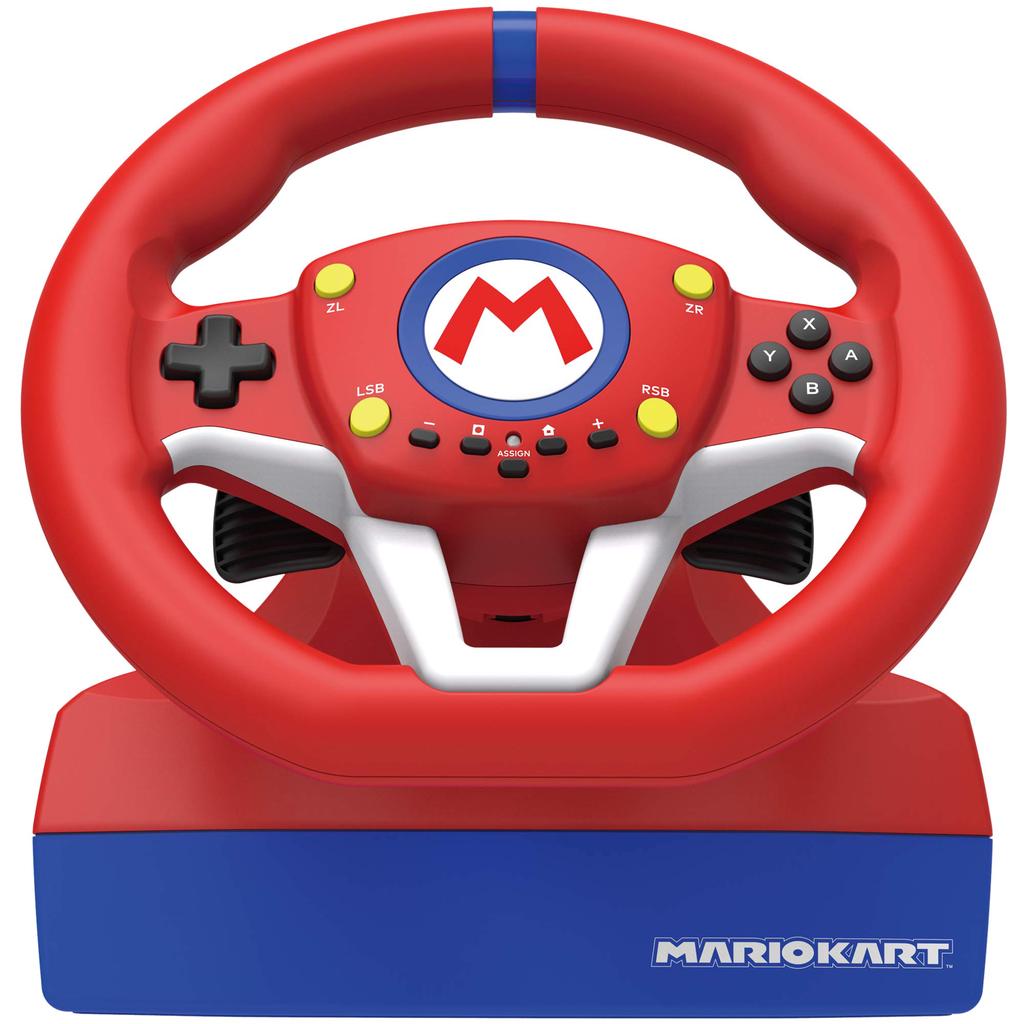 Лицензированный руль Mario Kart Racing Wheel для Nintendo Switch Switch [продукт Nintendo] [совместимый с Nintendo]