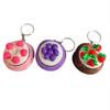 Push Button Cake Clicker Fidget 3D Printed Keyboard Fidget Keyring Clicker Key chain  Kids Toy