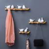 1шт. Крючок для одежды для дома, настенное крепление, без проколов, вешалка, декоративные крючки для хранения, крючок для птиц