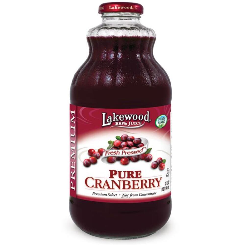 Lakewood Cranberry Juice Pure GF 946mL