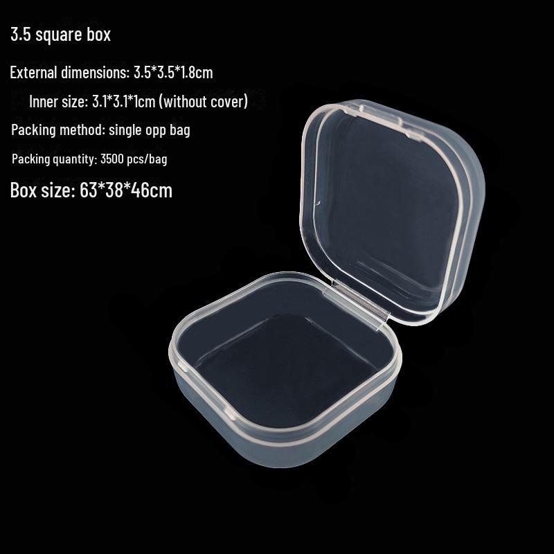 Прозрачный пластиковый ящик для хранения и демонстрации оборудования