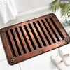 Industrial Style Floor Carpet Iron Grating Printed Non Slip Bath Kitchen Doormat Front Door Entrance Rug Home Decor