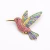 Elegant Hummingbird Brooches Sparkling Rhinestone Brooches Fashion Animal Brooches  Prom