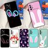 Чехол-ушки кролика для Samsung Galaxy A05 A06 A26 A16 A56 A36 A22 A32 A52 A54 A34 A14 A55 A15 A53 A33 A35