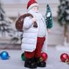 Рождественская фигурка Фигурка Декор Смола Статуэтки Санта-Клауса Рождественские декоративные фигурки Центральный элемент стола для праздника