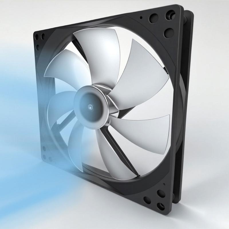 Пластиковый серверный вентилятор 18025 DC12V 18V с двойным шарикоподшипником для приложений, требующих низкого уровня шума и высокой производительности охлаждения