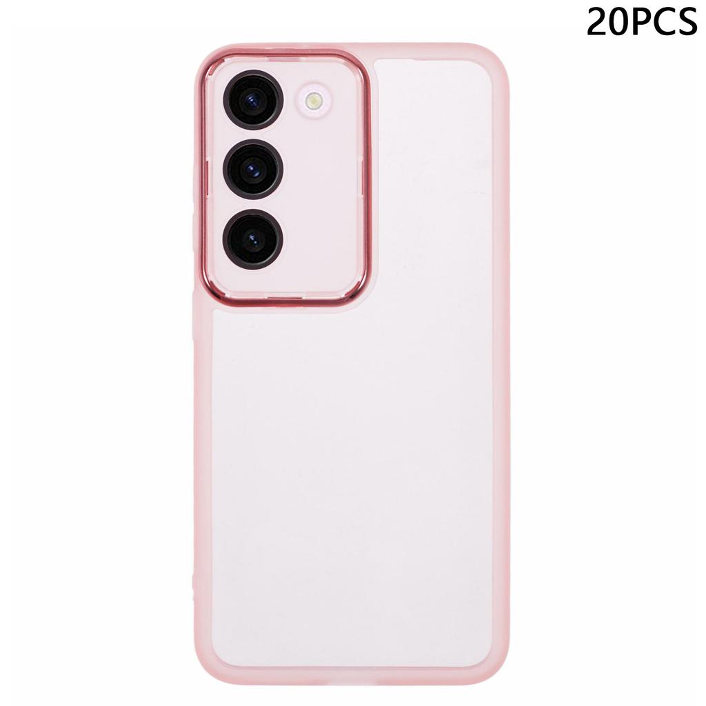 Bulk Purchasing 20Pcs For Samsung Galaxy S23+ Case Electroplated Camera Frame TPU Phone Cover Precise Cutouts