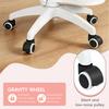 Ergonomic Study Chair Children with Adjustable Footrest & Flip Arm, Kids Computer Mesh Office , 360-degrees Swivel for Home Bedroom Learning Room