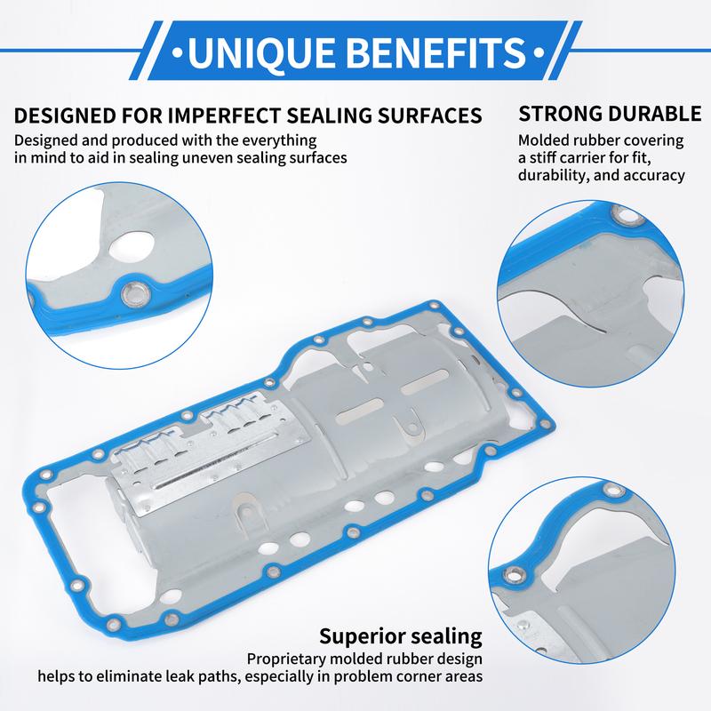 X Autohaux No.53020675AC Car Transmission Filter Oil Pan Gasket for Ram 1500 4.7L 2011-2013 for Chrysler Aspen 4.7L 2007-2009