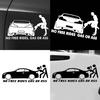 Funny No Free Rides Gas or Ass Car Vehicle Reflective Decals Sticker Decoration