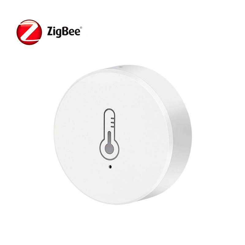 Tuya ZigBee Датчик температуры и влажности в реальном времени Работает с Alexa Google Home Умный дом Умная жизнь / Управление через приложение Tuya Smart